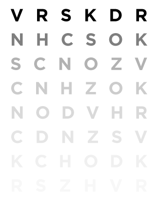 Military Eye Exam Chart