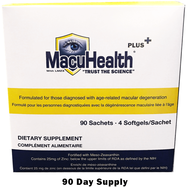 Macuhealth plus eye vitamins for age related macular degeneration